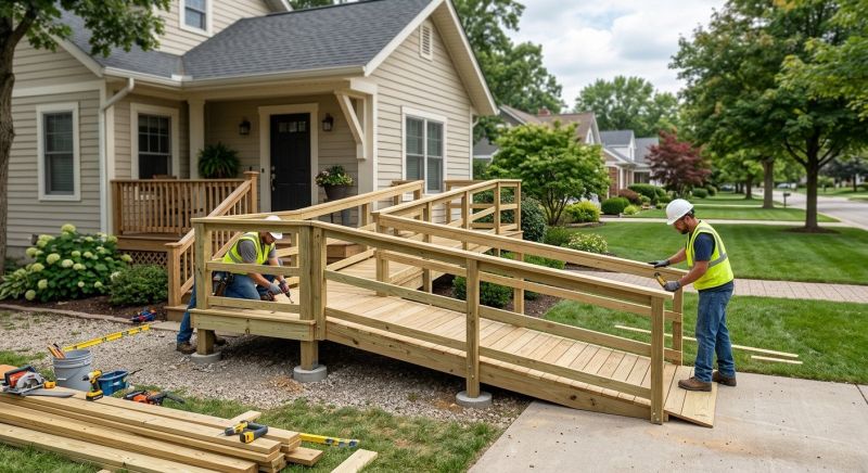 Accessible Ramp Construction in Wilmington, NC