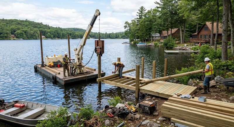 Boat Dock Installation in Alpharetta, GA