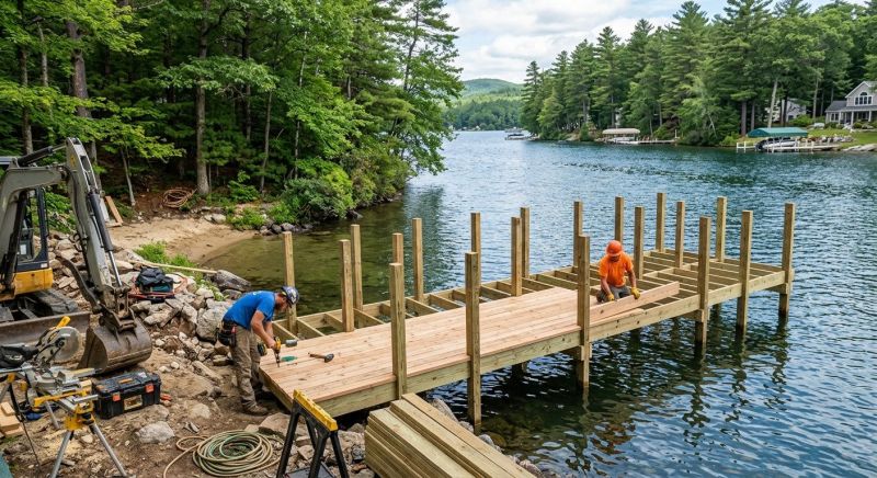 Water Dock Installation in Overland Park, KS