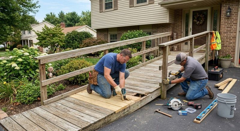 Wood Ramp Construction in Wilmington, NC